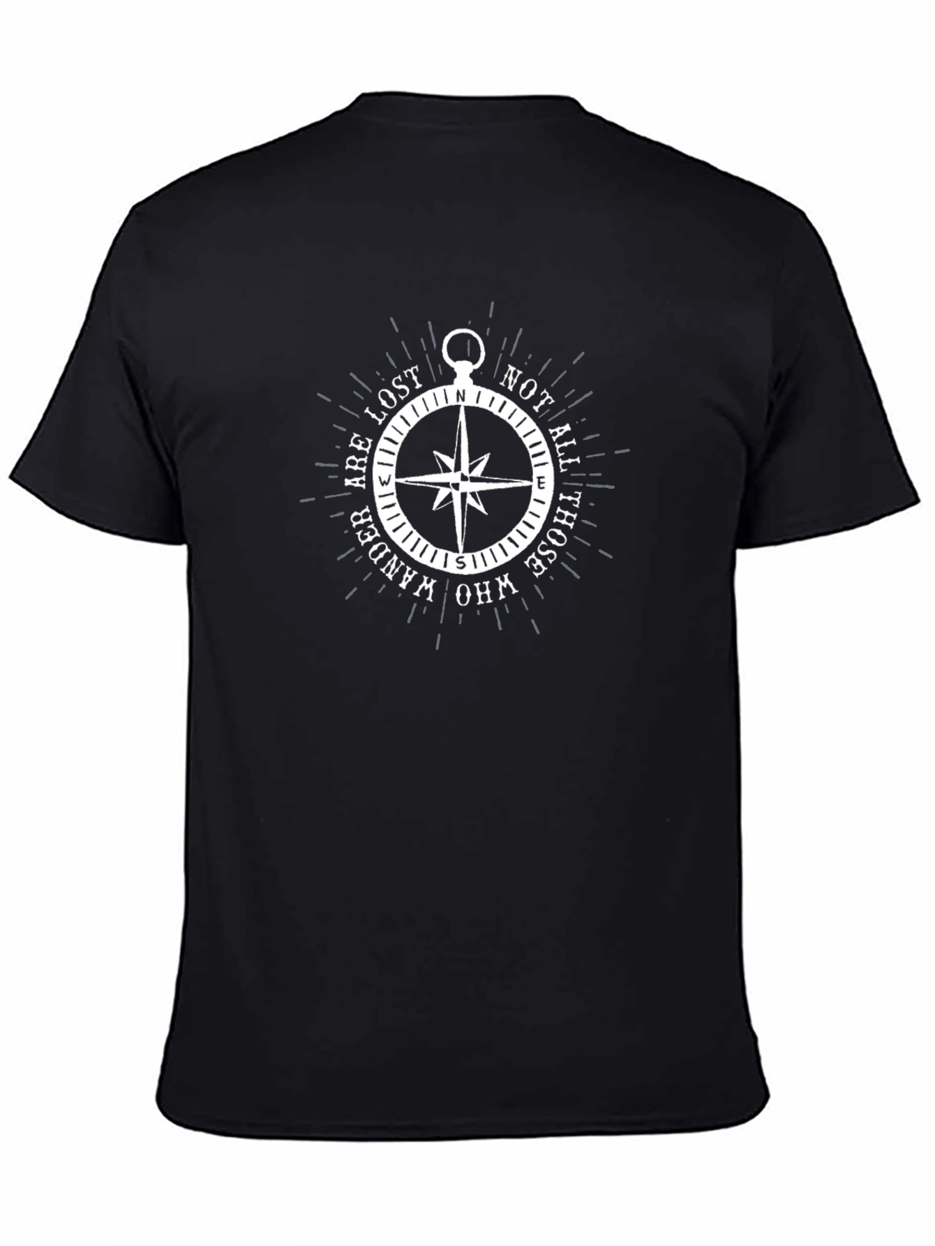 Lost Compass Graphic Tee - Wanderlust Shirt