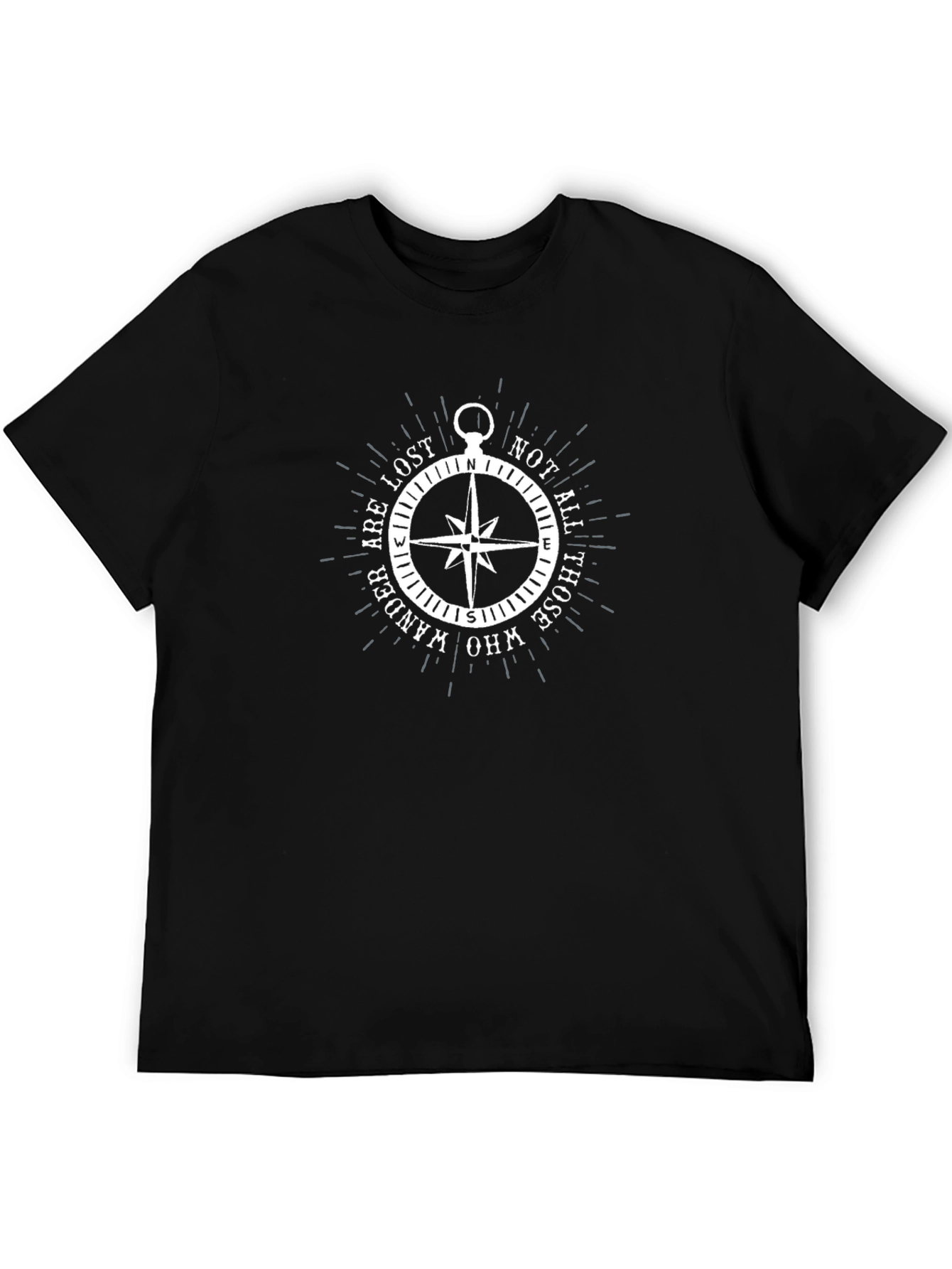 Lost Compass Graphic Tee - Wanderlust Shirt