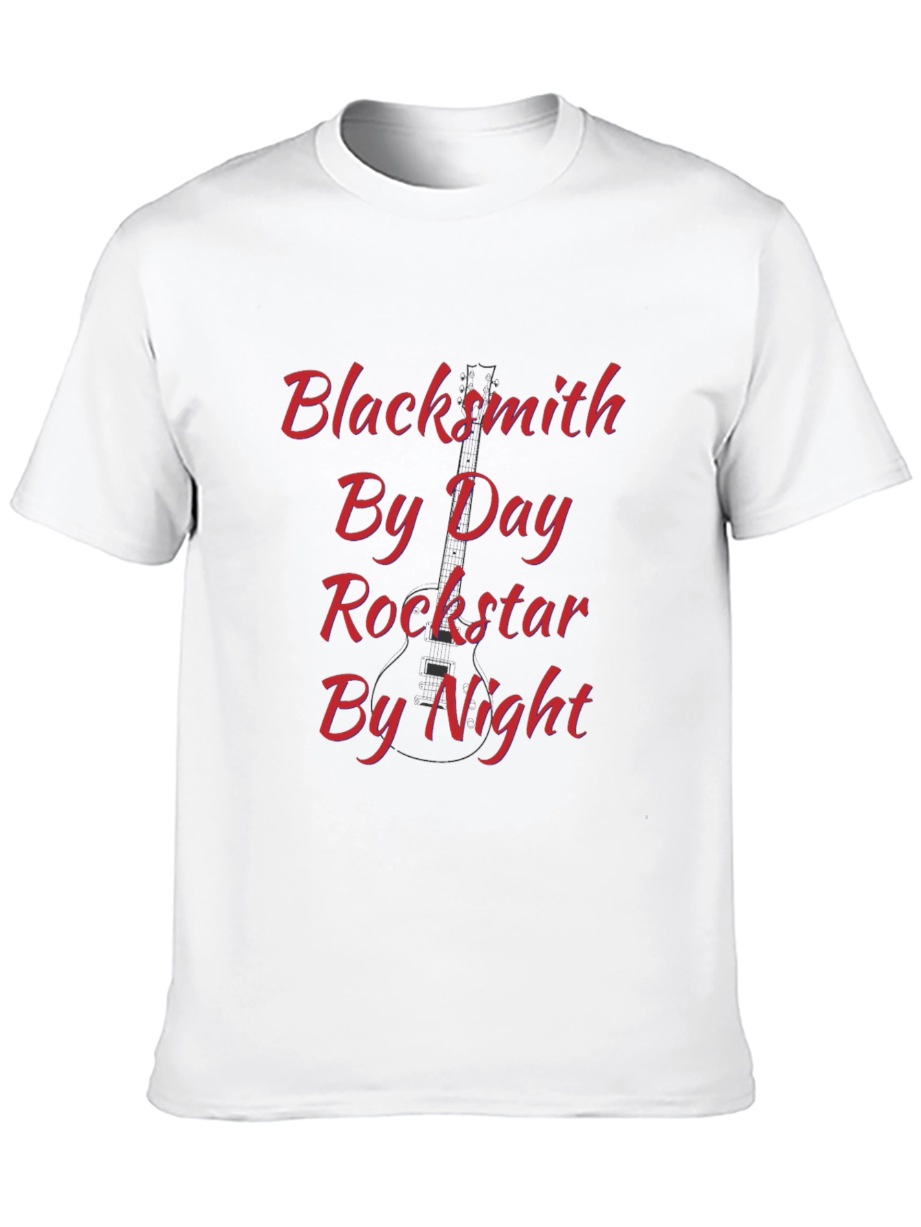 Blacksmith By Day Rockstar By Night Graphic T-Shirt