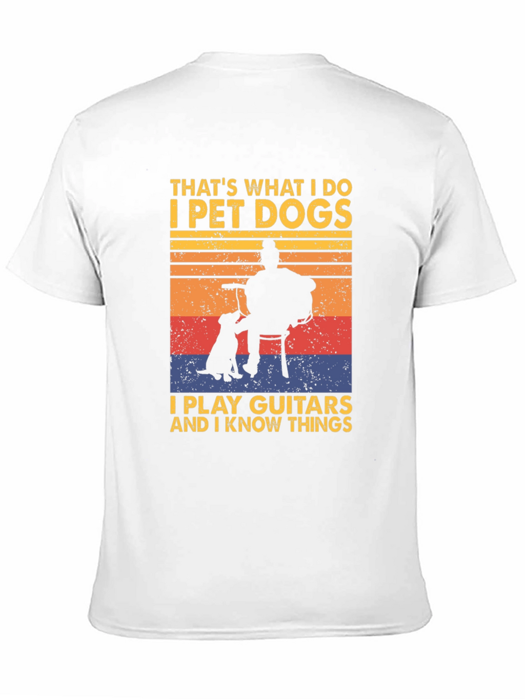 Pet Dogs Play Guitars Know Things Graphic Tee
