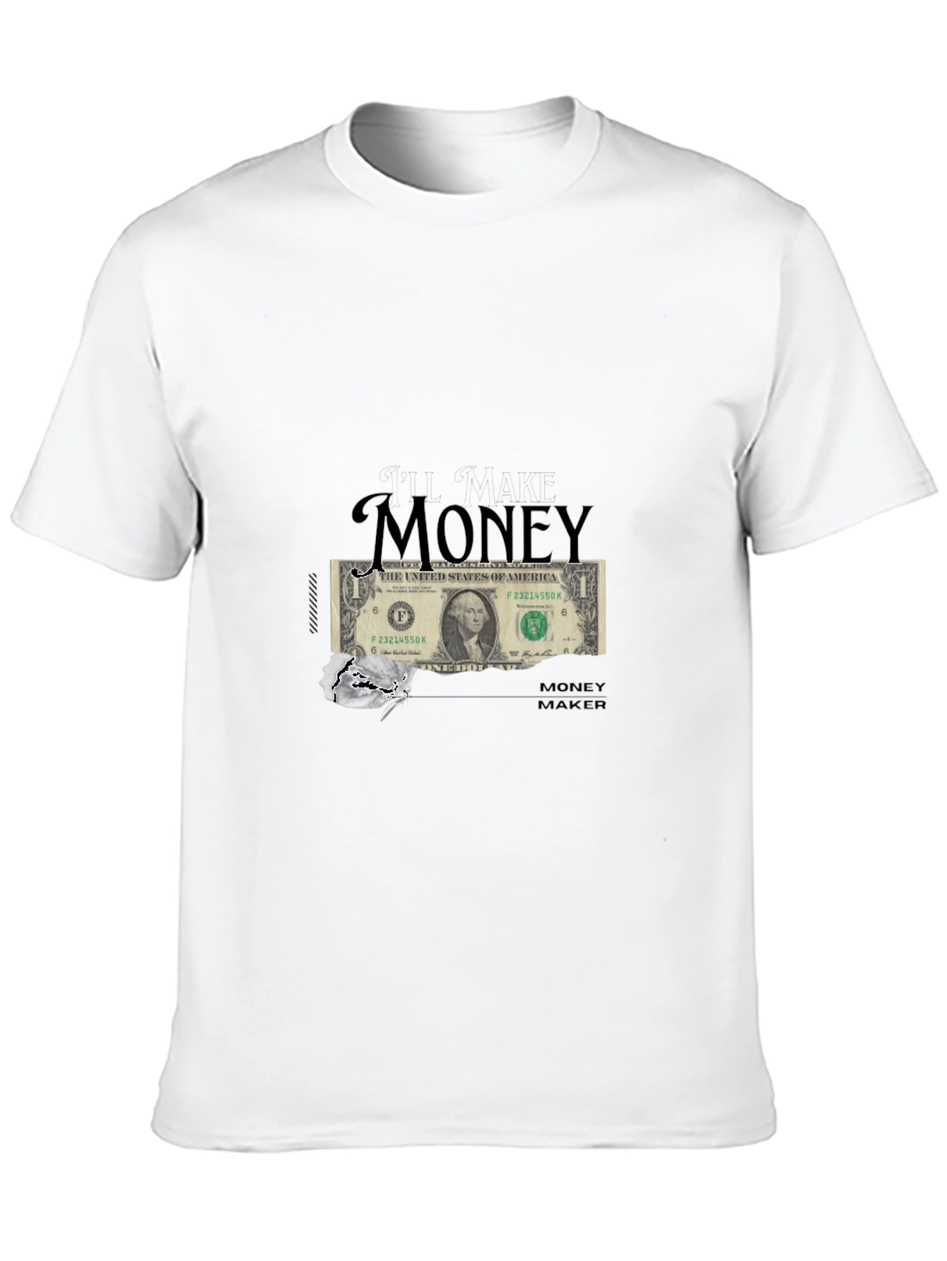 Money Maker Graphic T-Shirt - Black