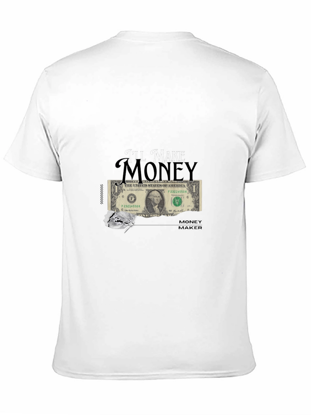 Money Maker Graphic T-Shirt - Black