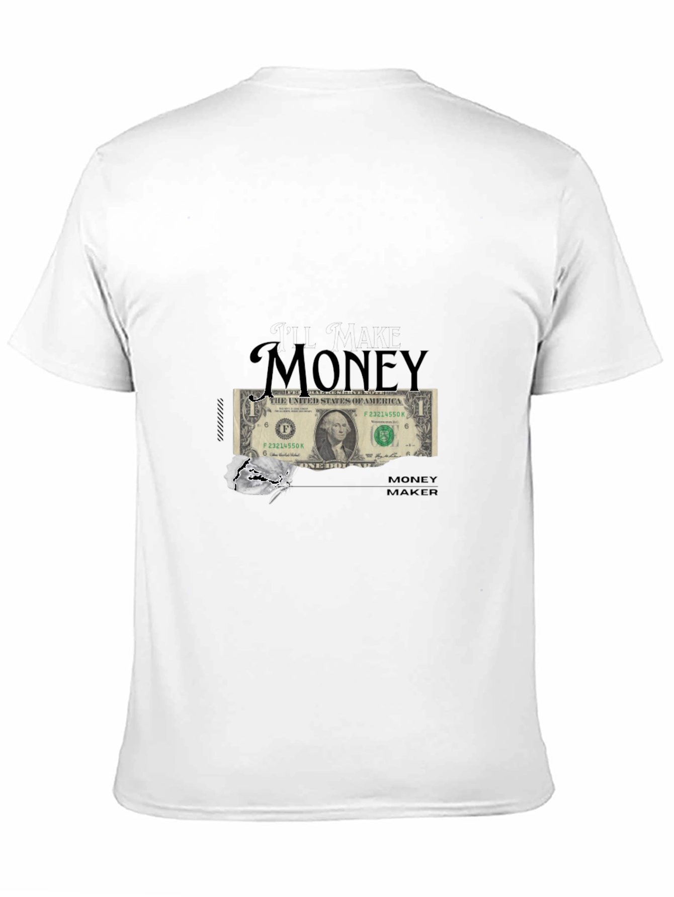 Money Maker Graphic T-Shirt - Black