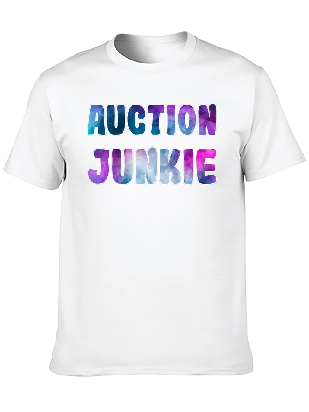Auction Junkie Graphic T-Shirt - Galaxy Design