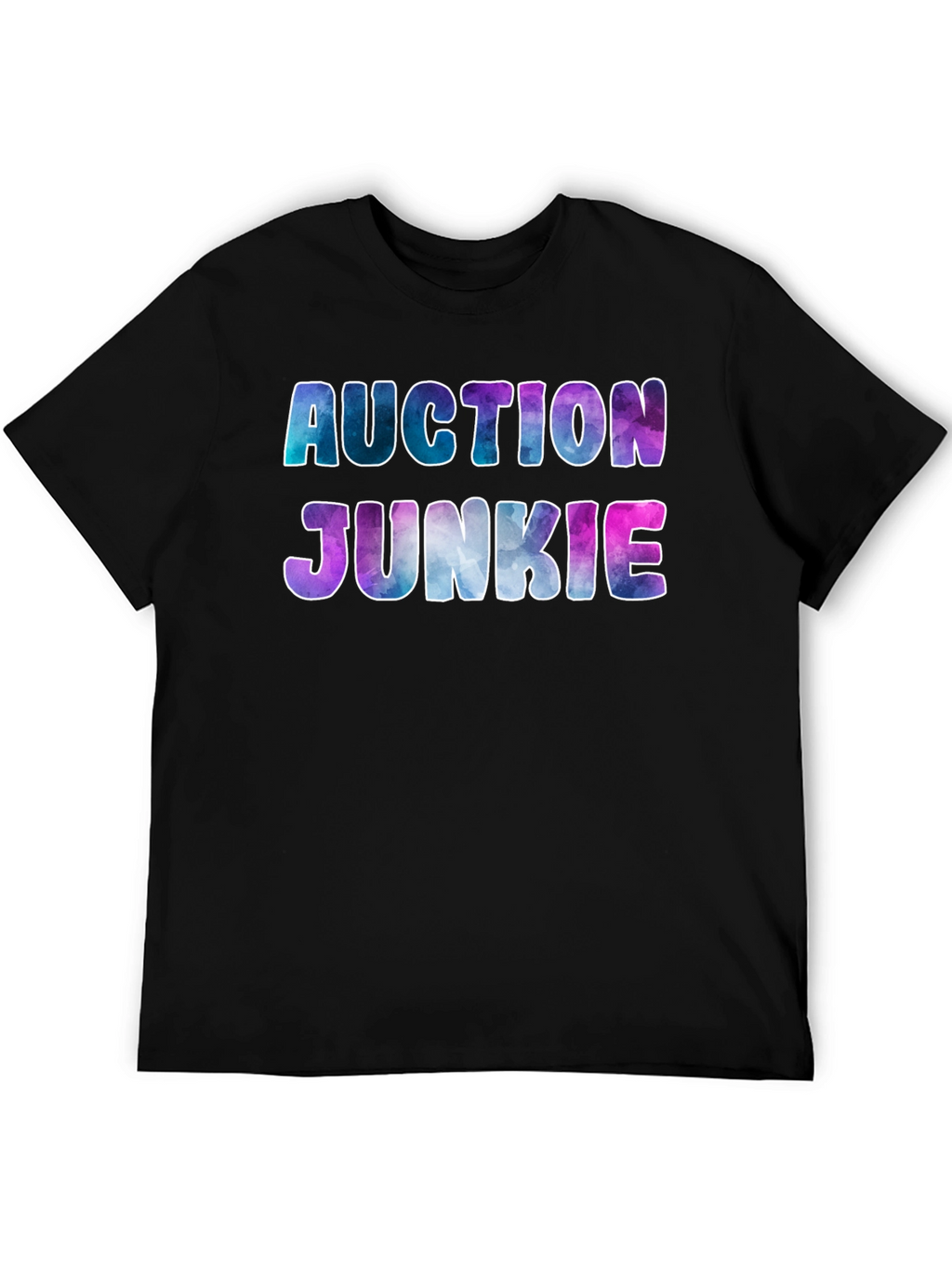 Auction Junkie Graphic T-Shirt - Galaxy Design