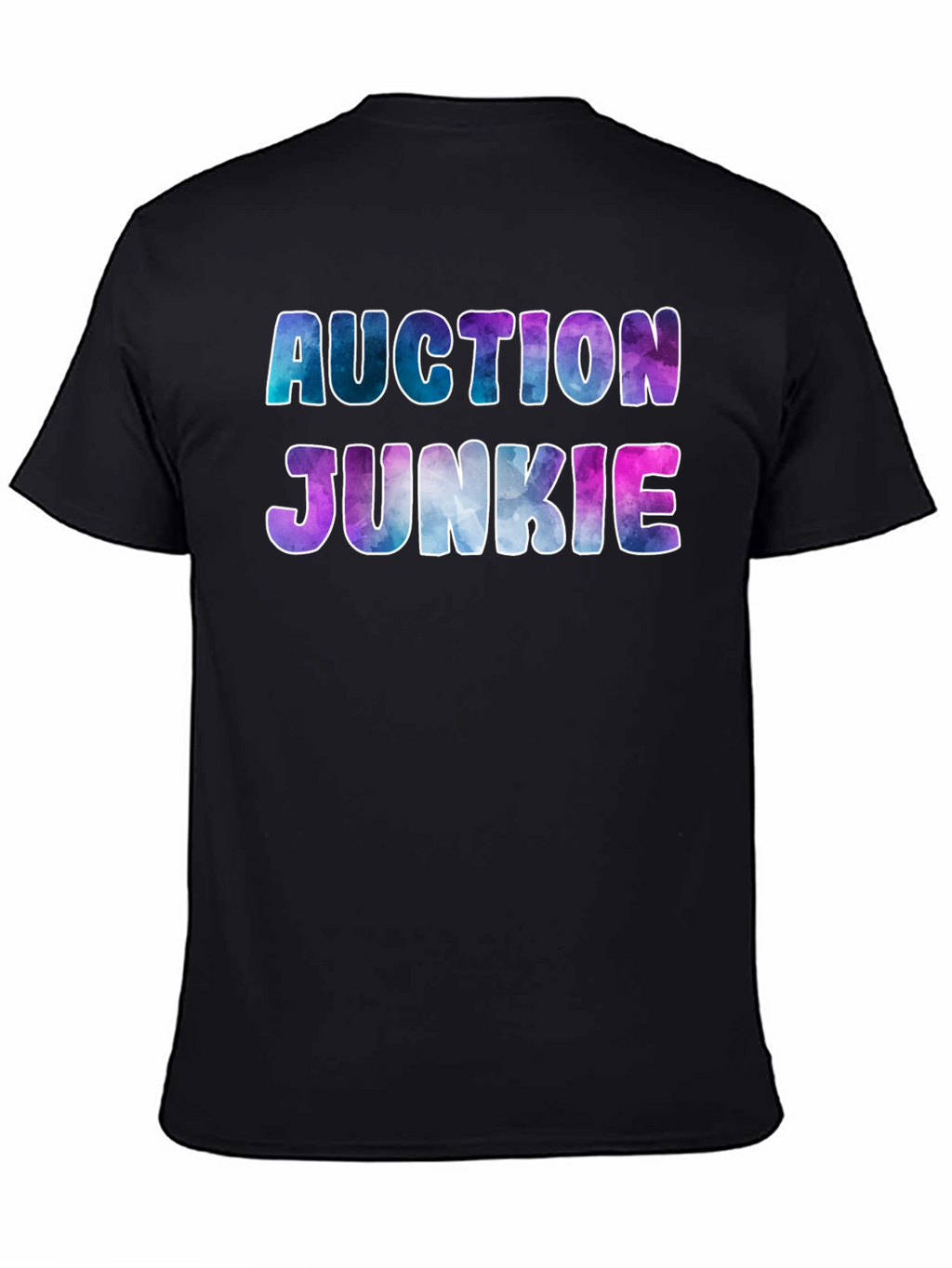 Auction Junkie Graphic T-Shirt - Galaxy Design