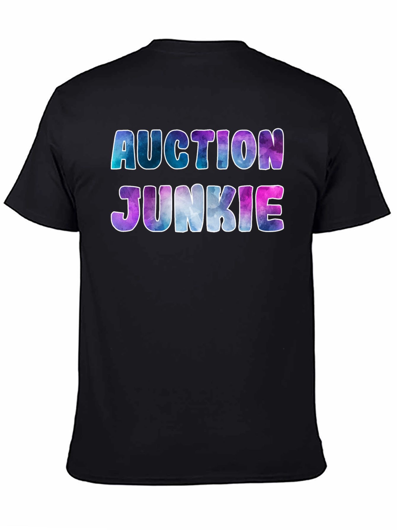 Auction Junkie Graphic T-Shirt - Galaxy Design