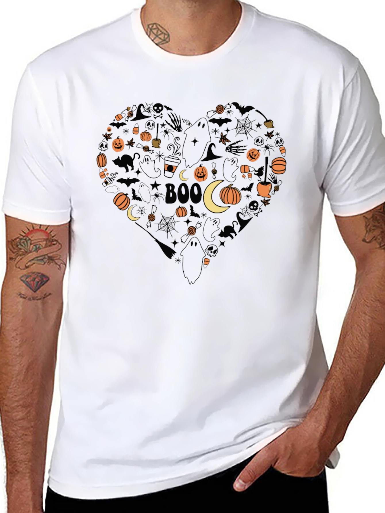 Halloween Heart Graphic Tee