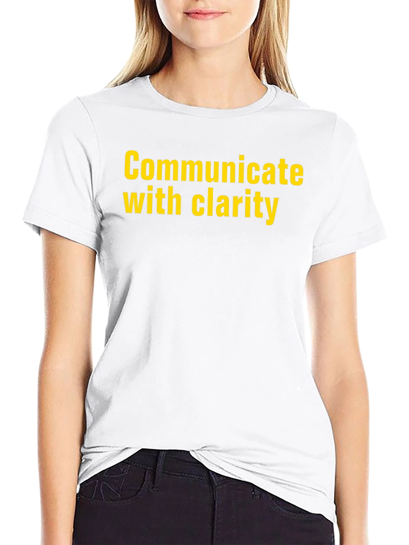 Communicate with Clarity Black T-Shirt