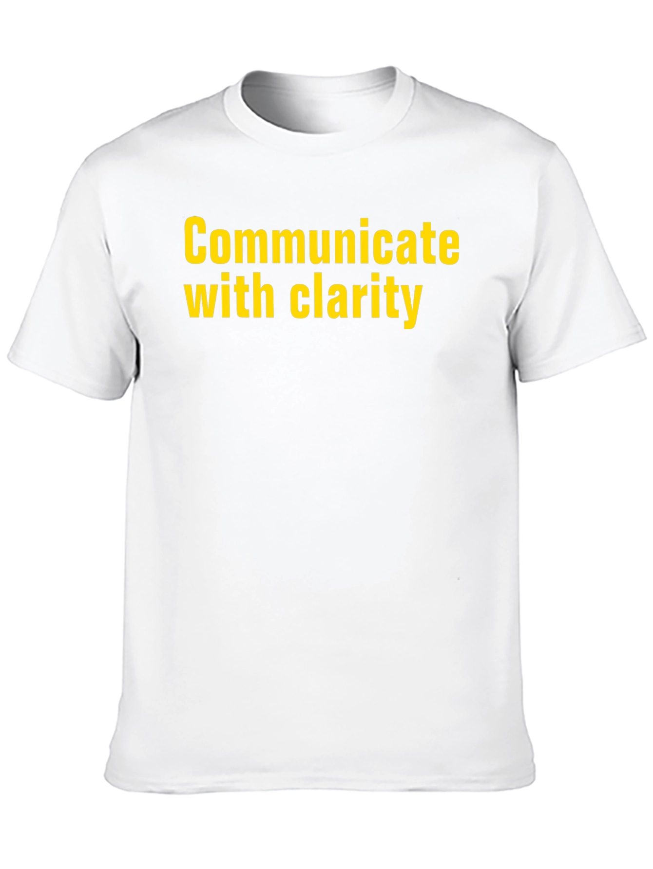 Communicate with Clarity Black T-Shirt