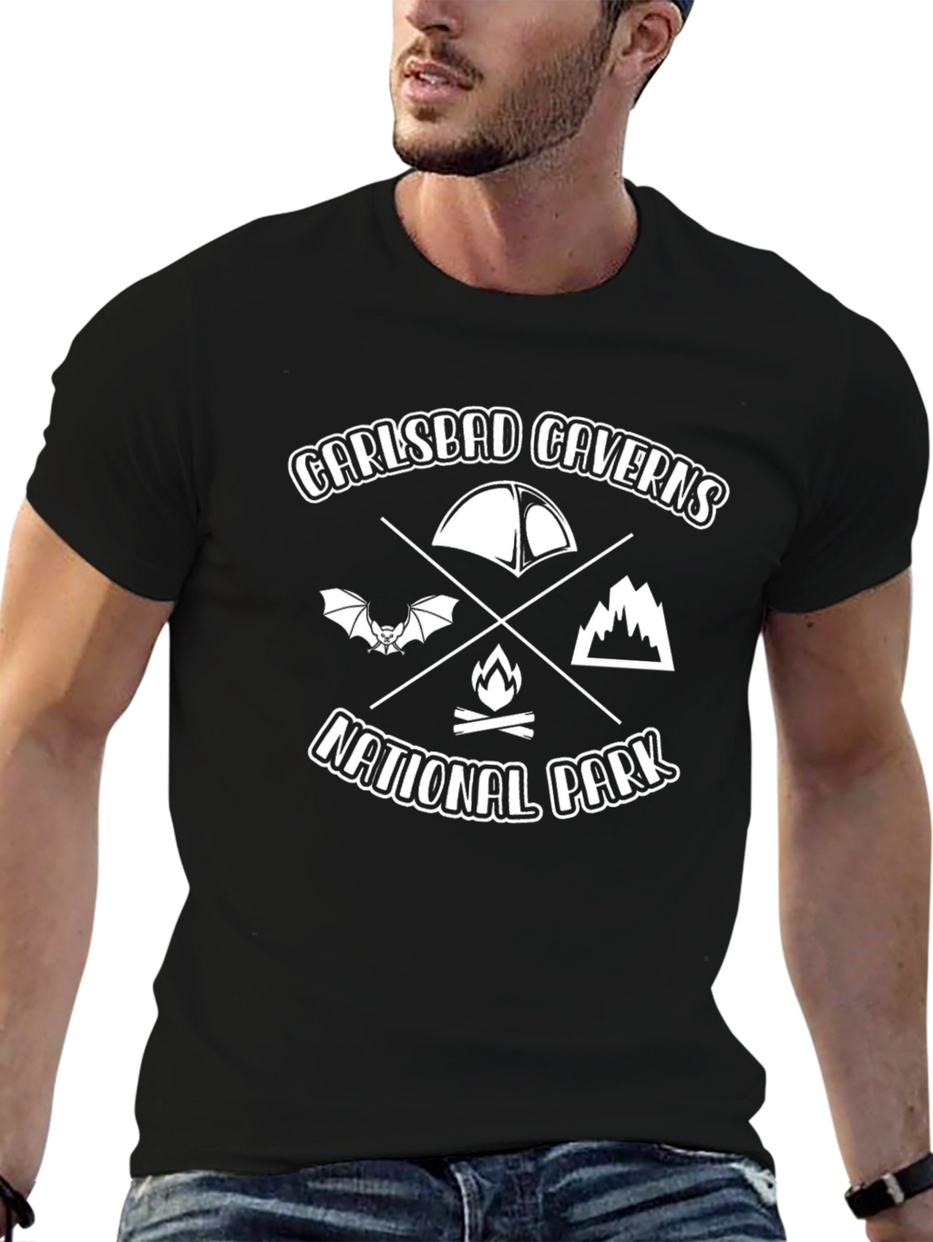 Carlsbad Caverns National Park Black T-Shirt