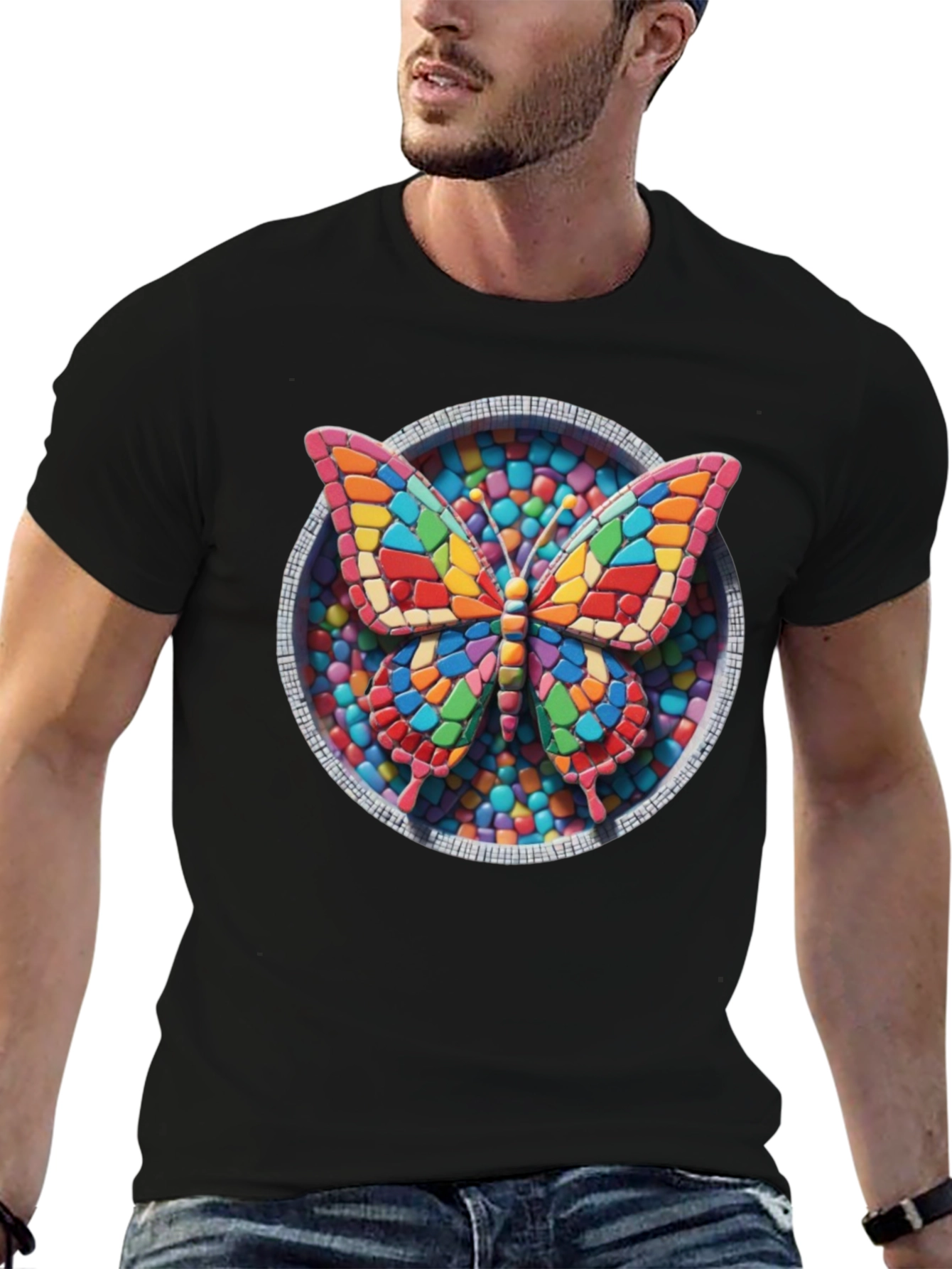 Butterfly Candy Mosaic Graphic Tee