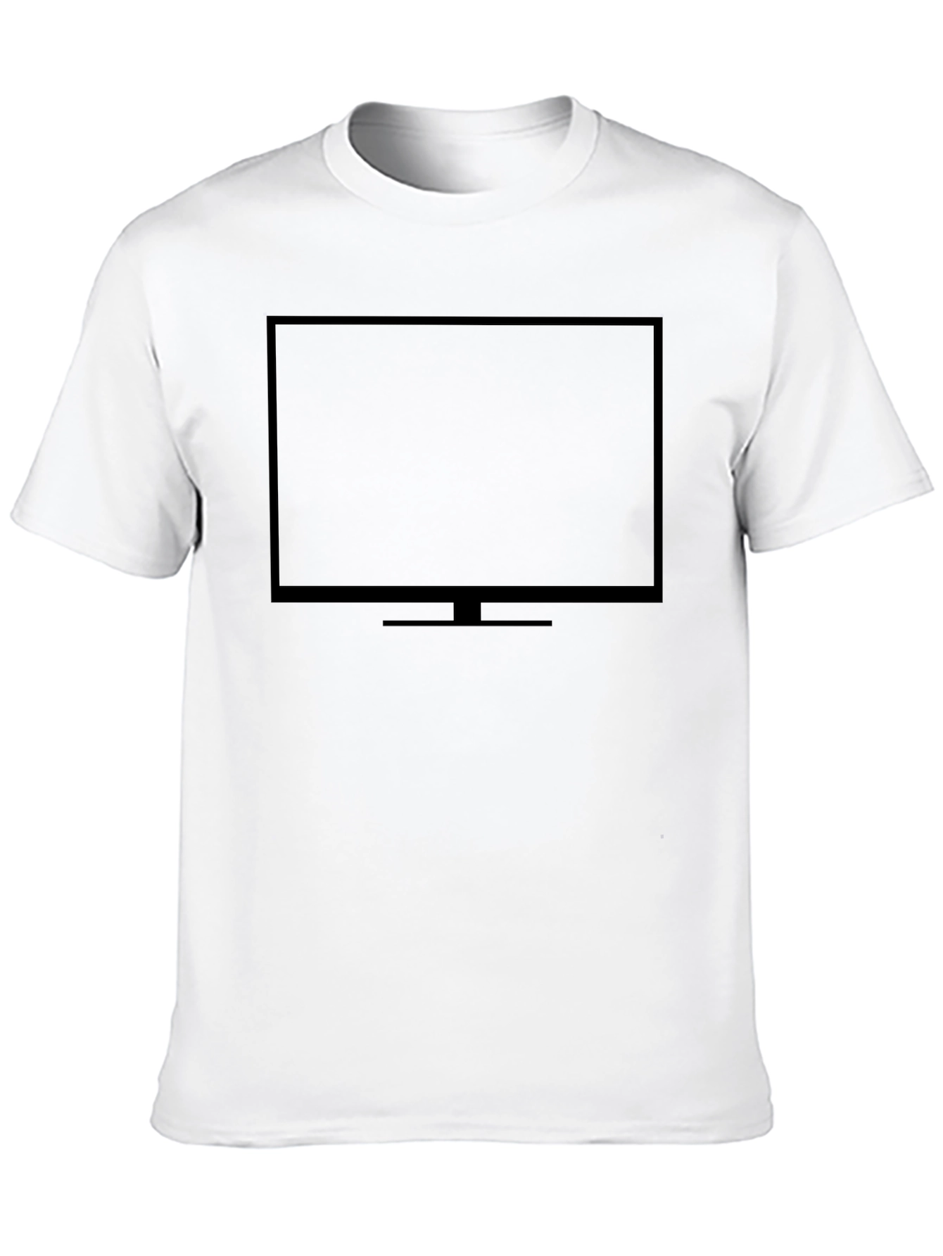 Graphic Tee - TV Screen Black T-Shirt