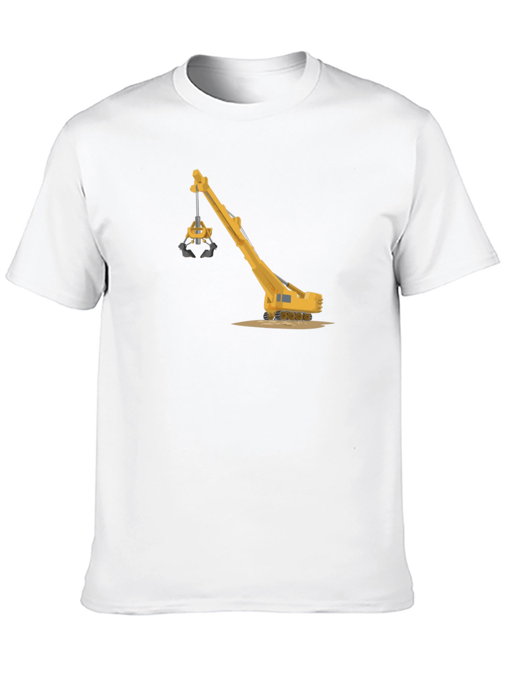 Crane Graphic T-Shirt - Heavy Equipment Tee