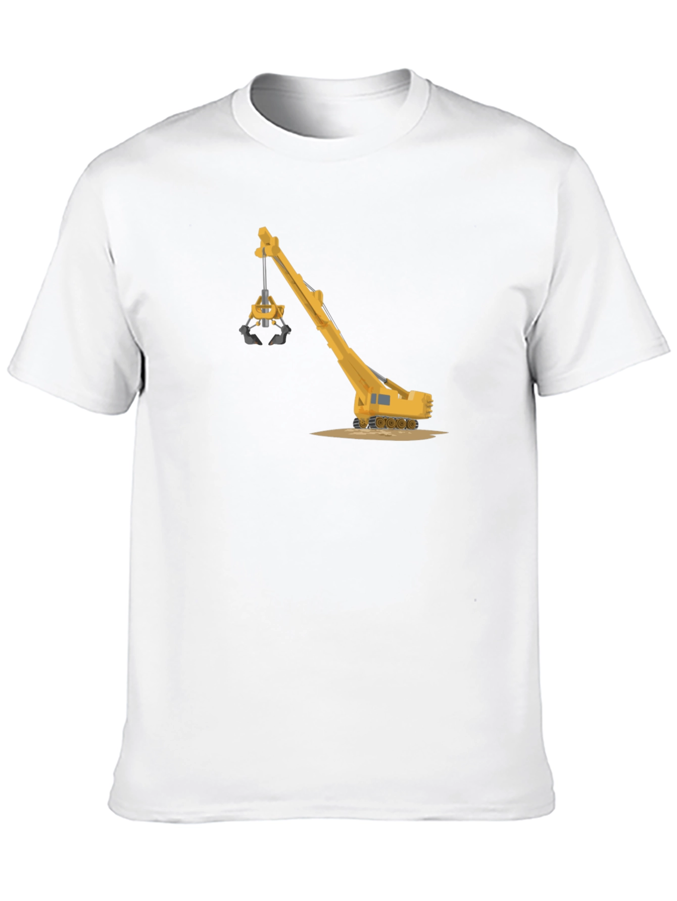 Crane Graphic T-Shirt - Heavy Equipment Tee