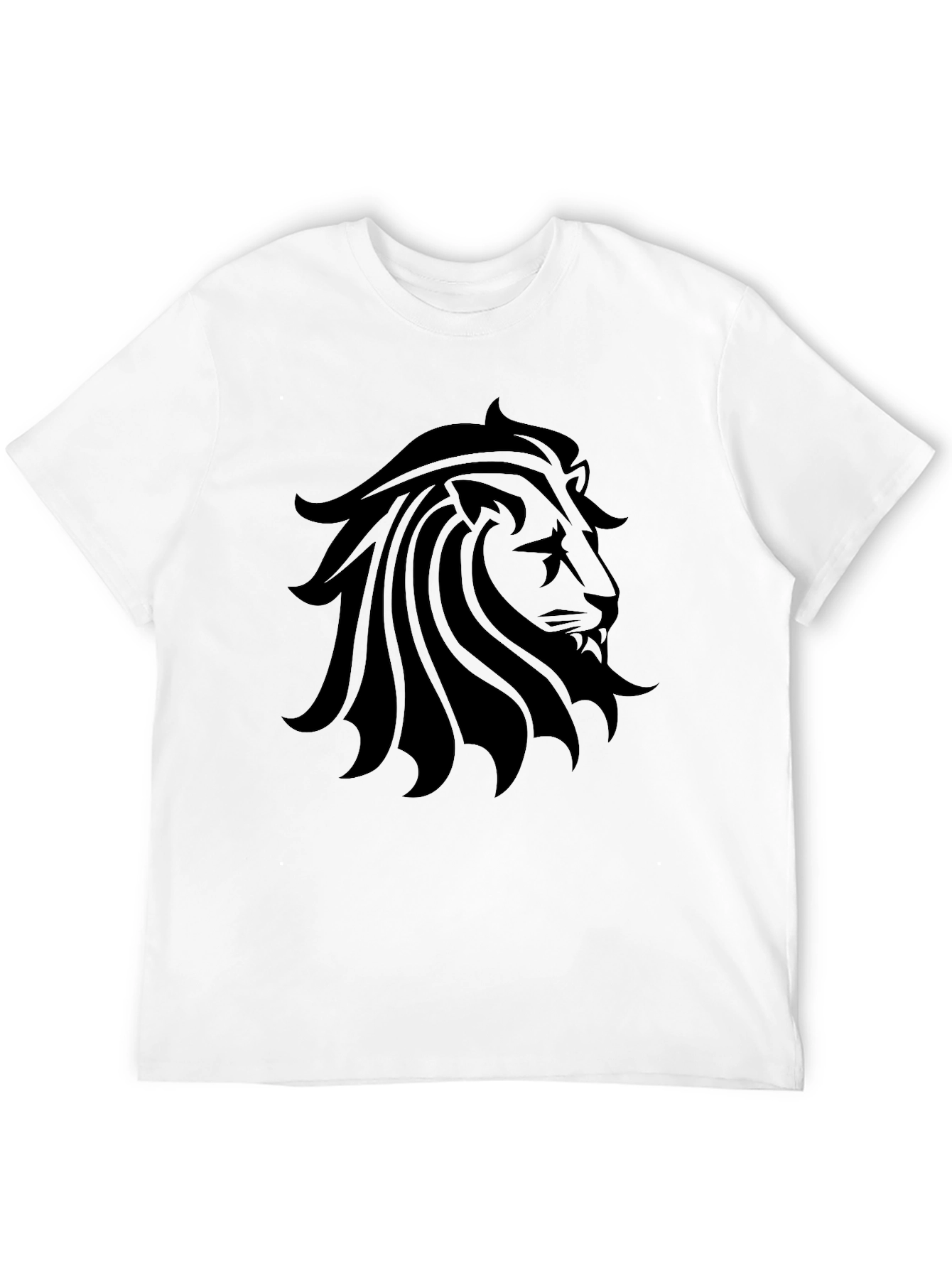 Lion Graphic Print T-Shirt - Stylish Menswear