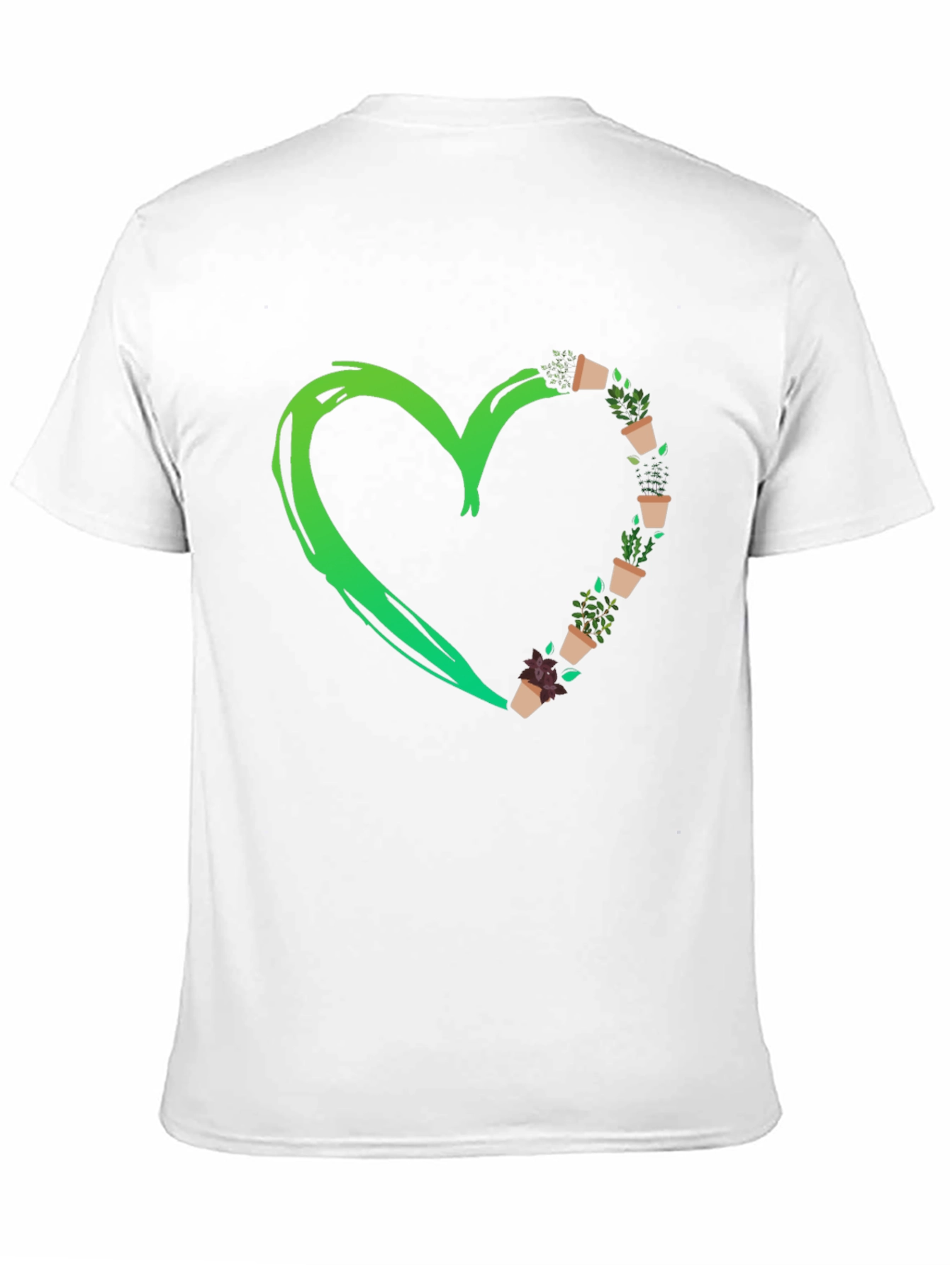 Green Heart Plant Lover T-Shirt