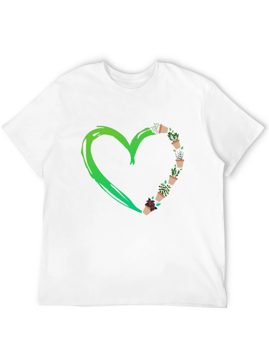 Green Heart Plant Lover T-Shirt