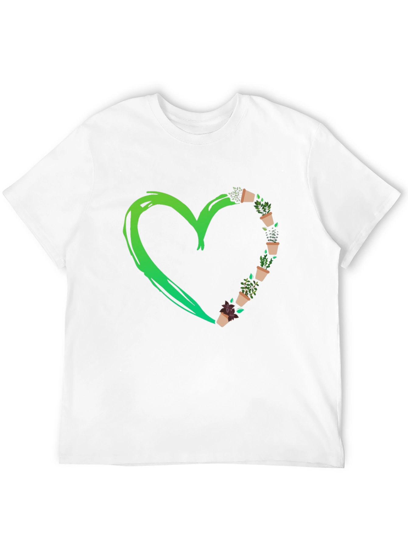 Green Heart Plant Lover T-Shirt