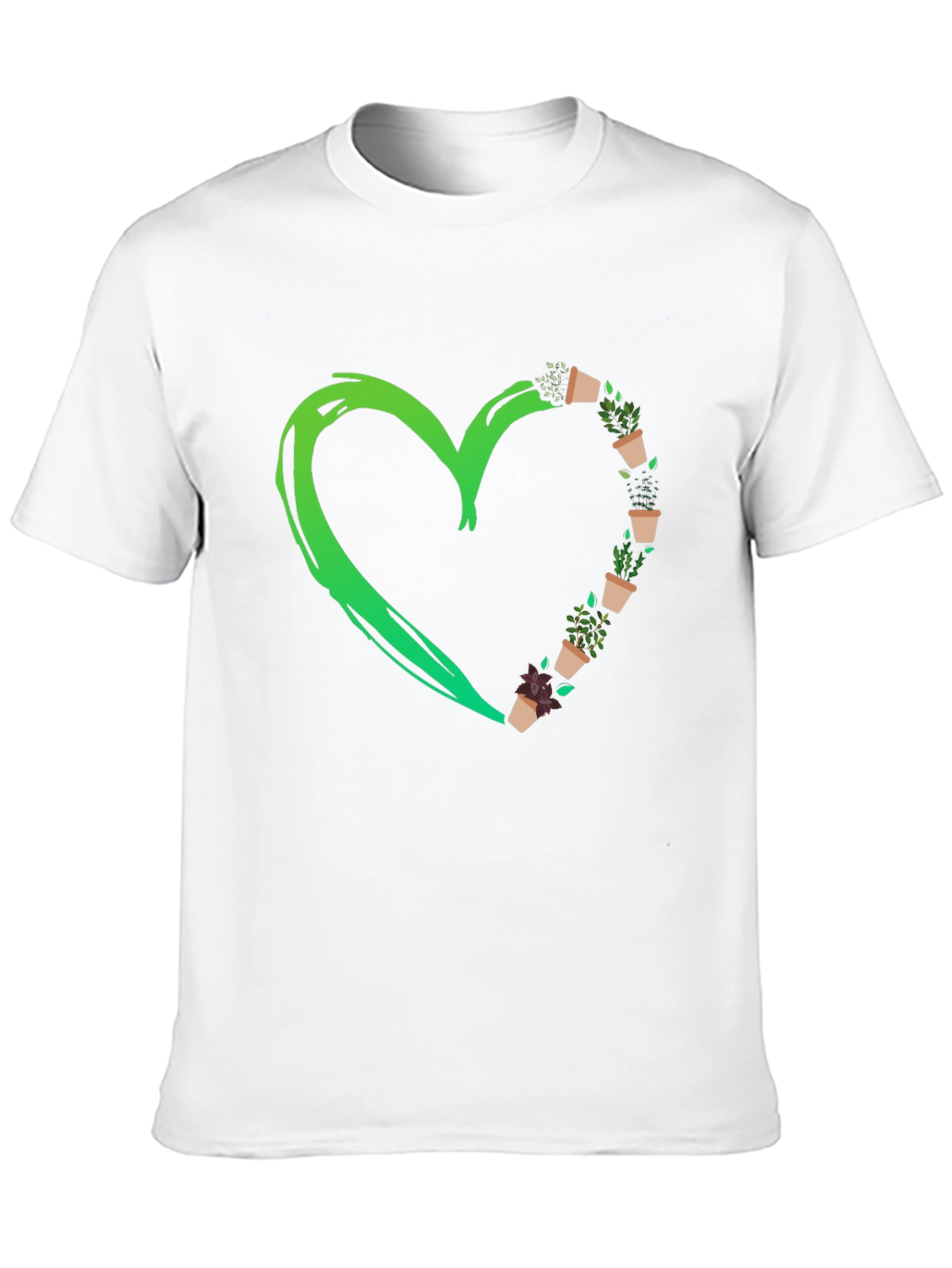 Green Heart Plant Lover T-Shirt