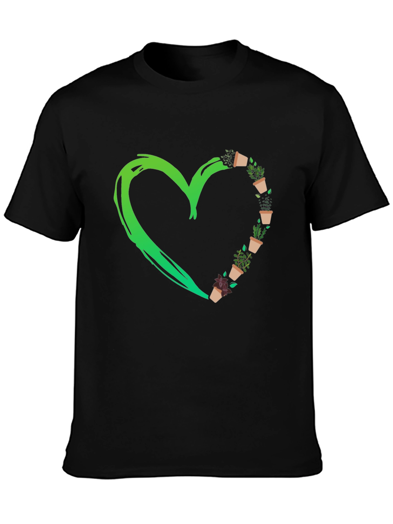 Green Heart Plant Lover T-Shirt