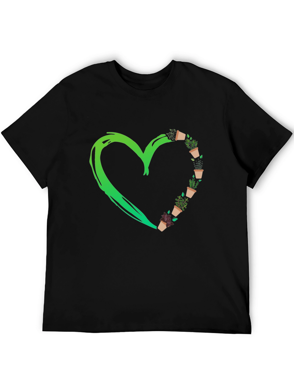 Green Heart Plant Lover T-Shirt