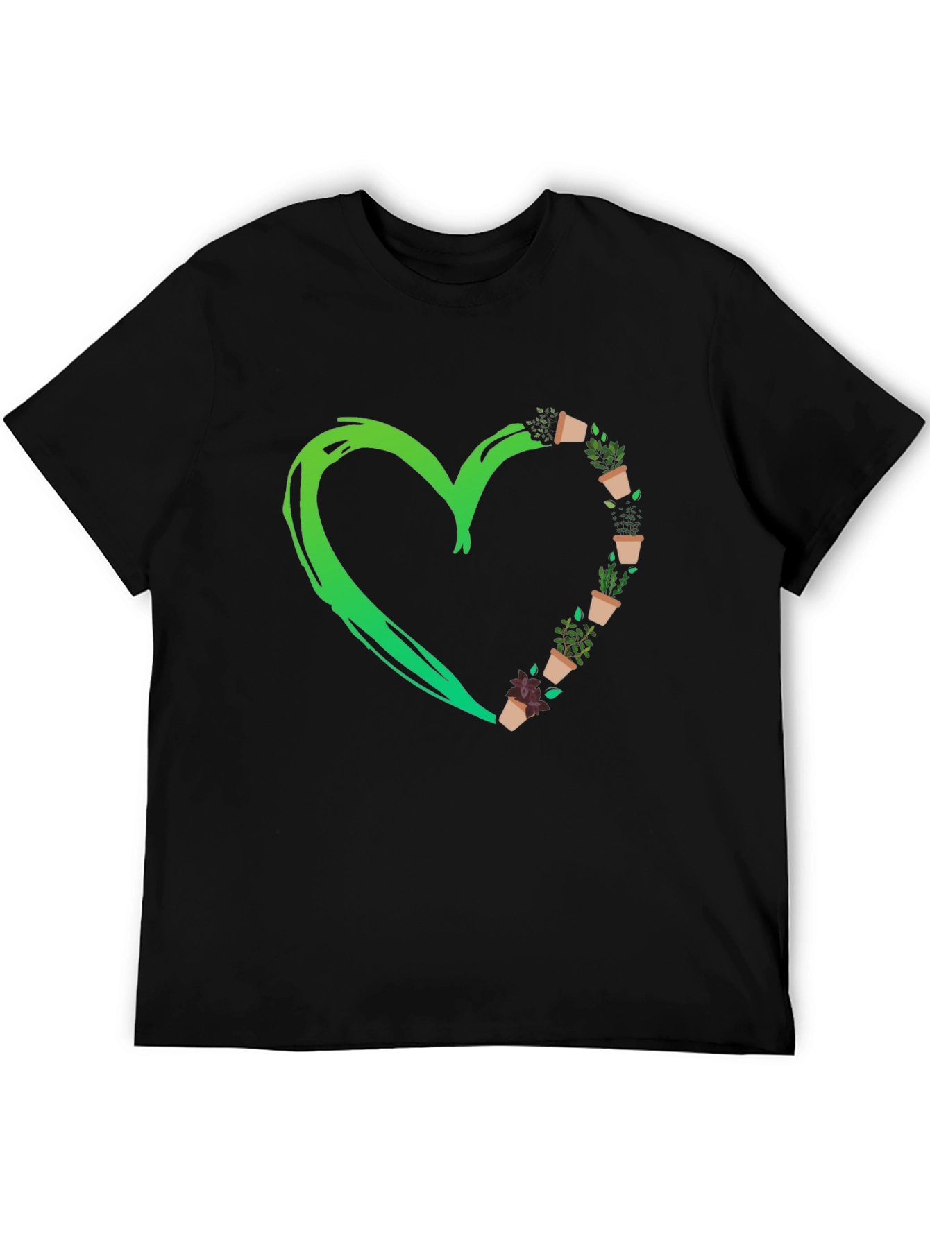 Green Heart Plant Lover T-Shirt