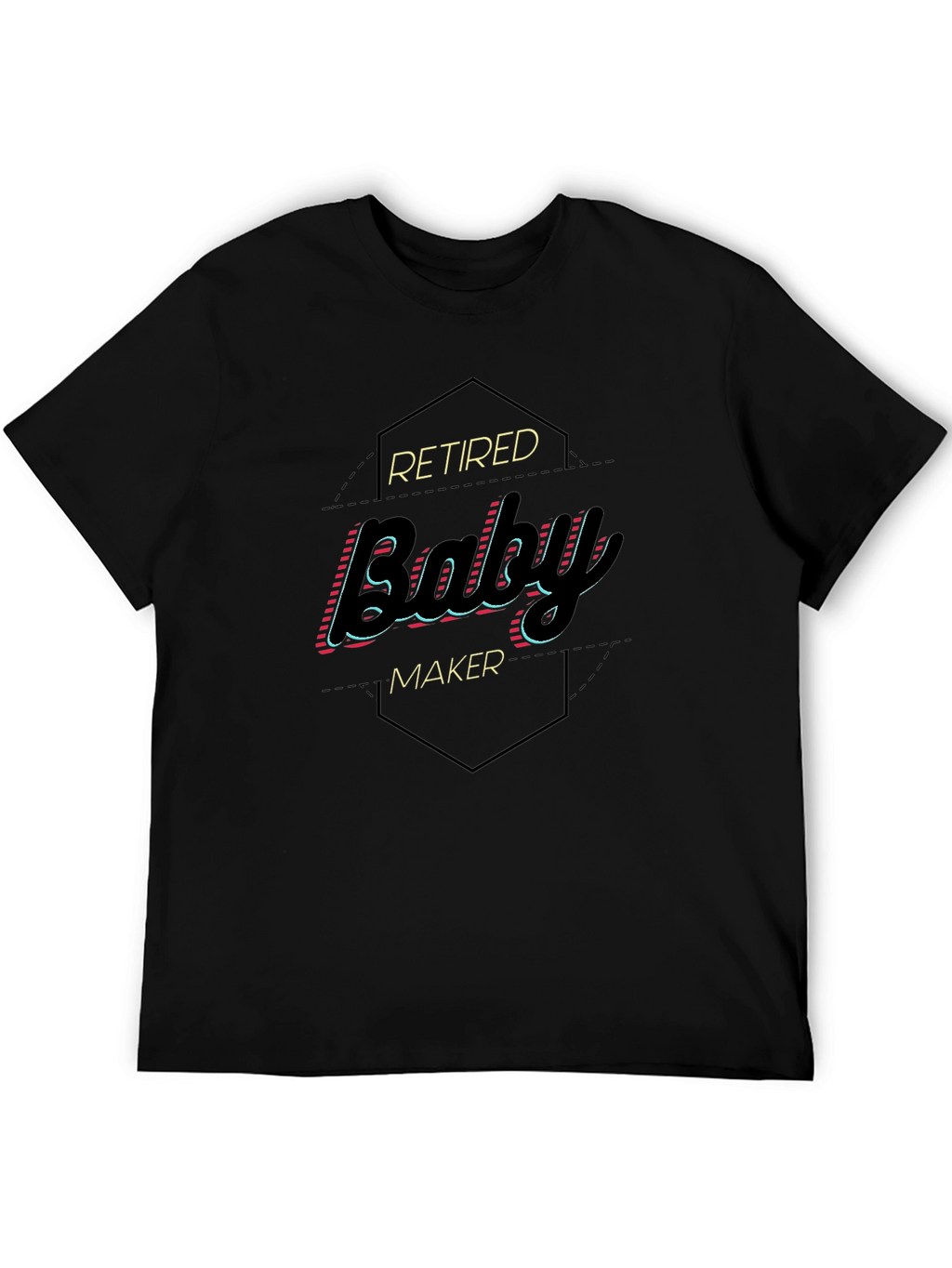 Retired Baby Maker Black Graphic Tee