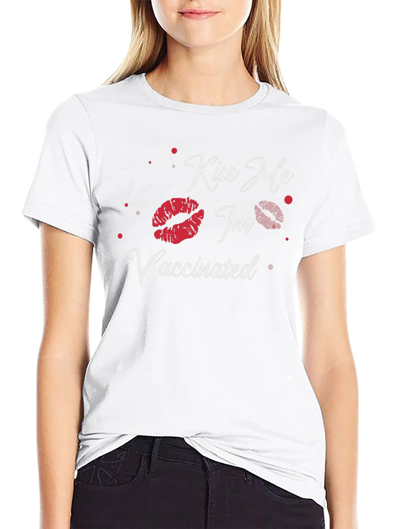 Kiss Me Im Vaccinated T-Shirt