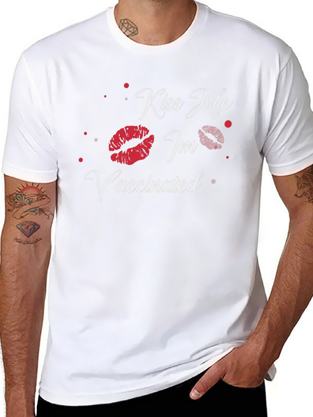 Kiss Me Im Vaccinated T-Shirt