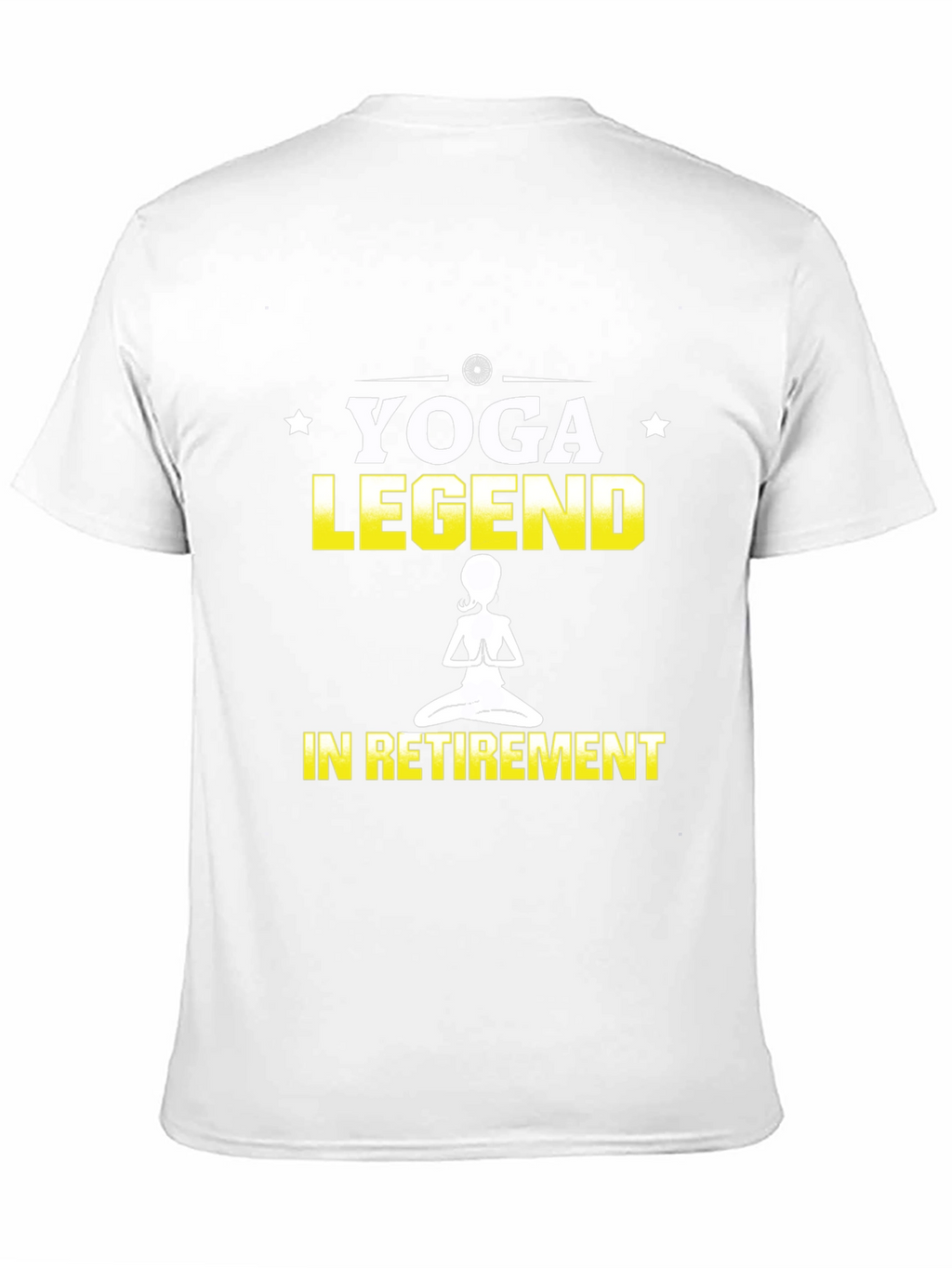 Yoga Legend in Retirement Black Graphic T-Shirt