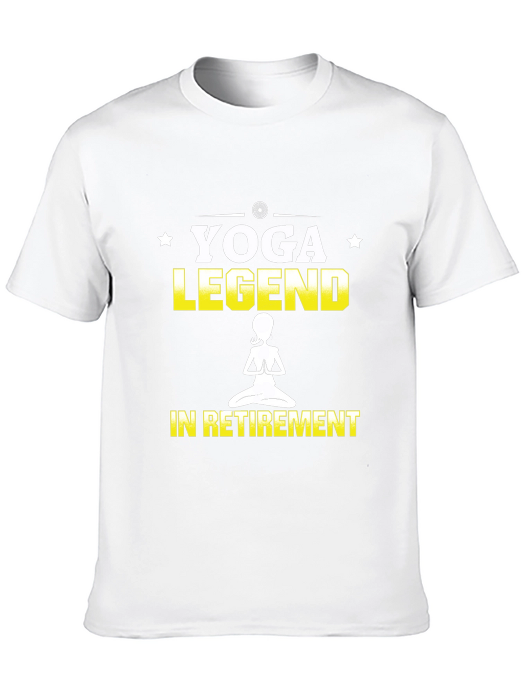 Yoga Legend in Retirement Black Graphic T-Shirt
