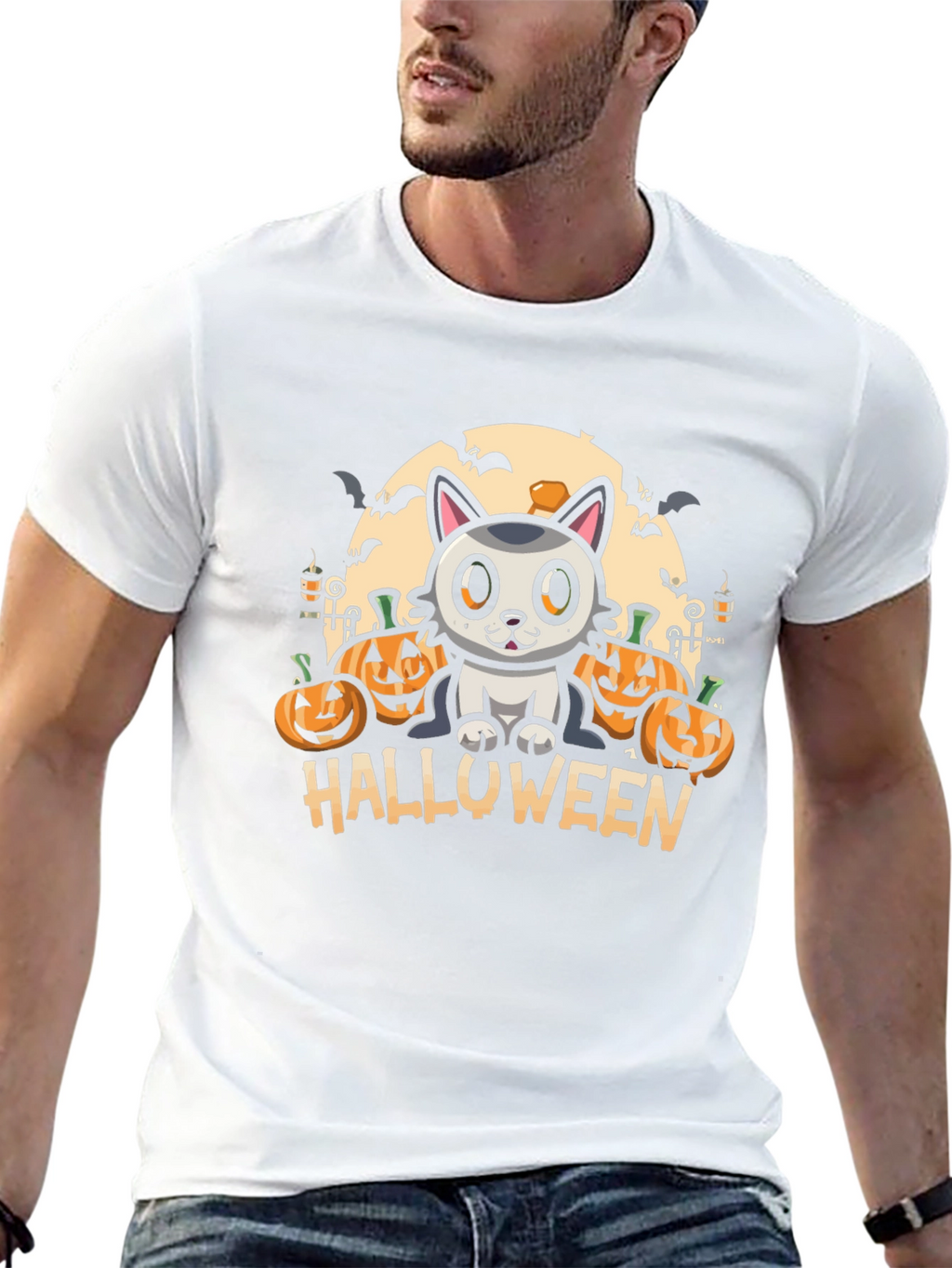 Halloween Cat T-Shirt