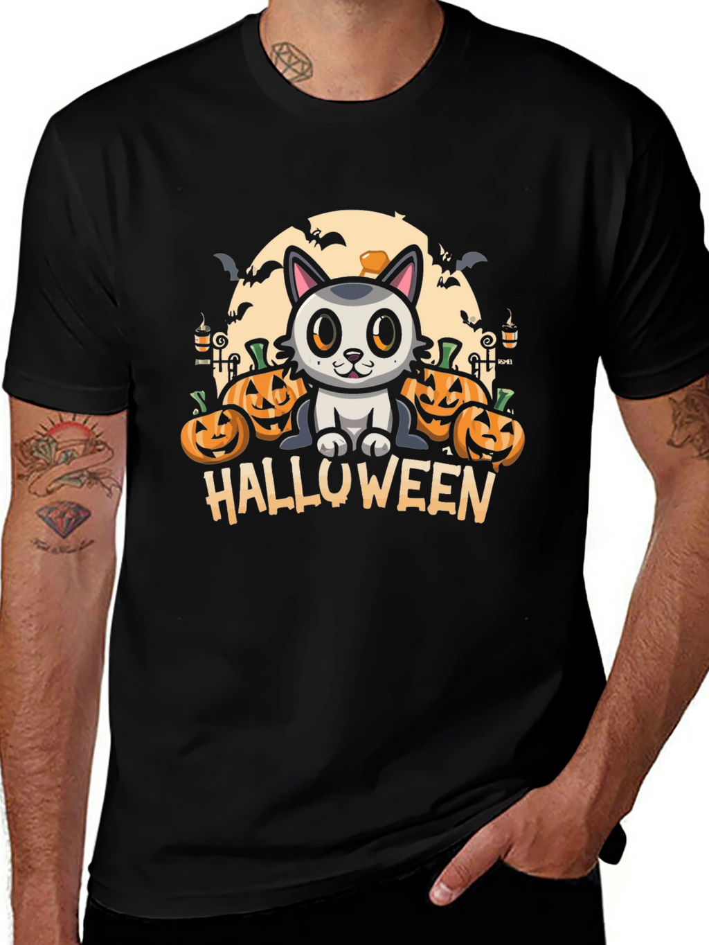 Halloween Cat T-Shirt