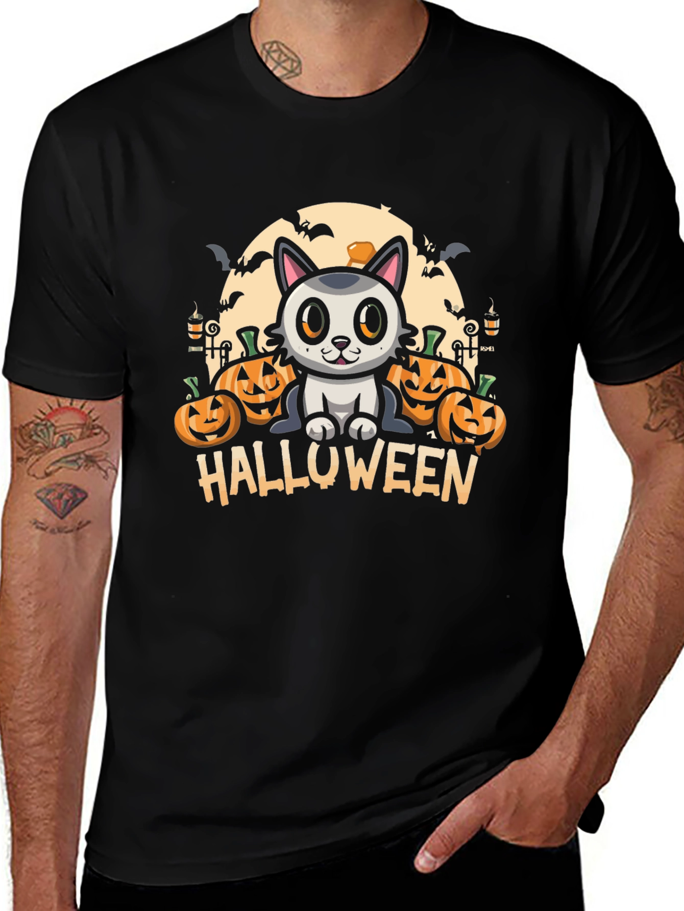 Halloween Cat T-Shirt