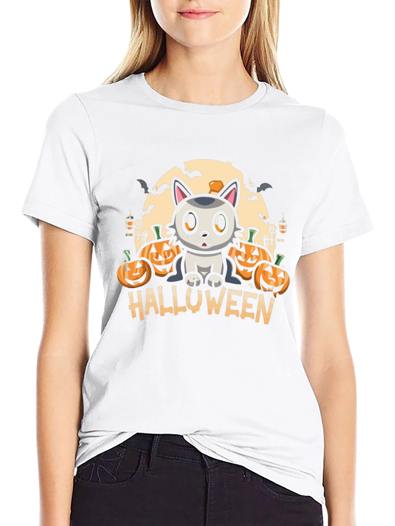 Halloween Cat T-Shirt