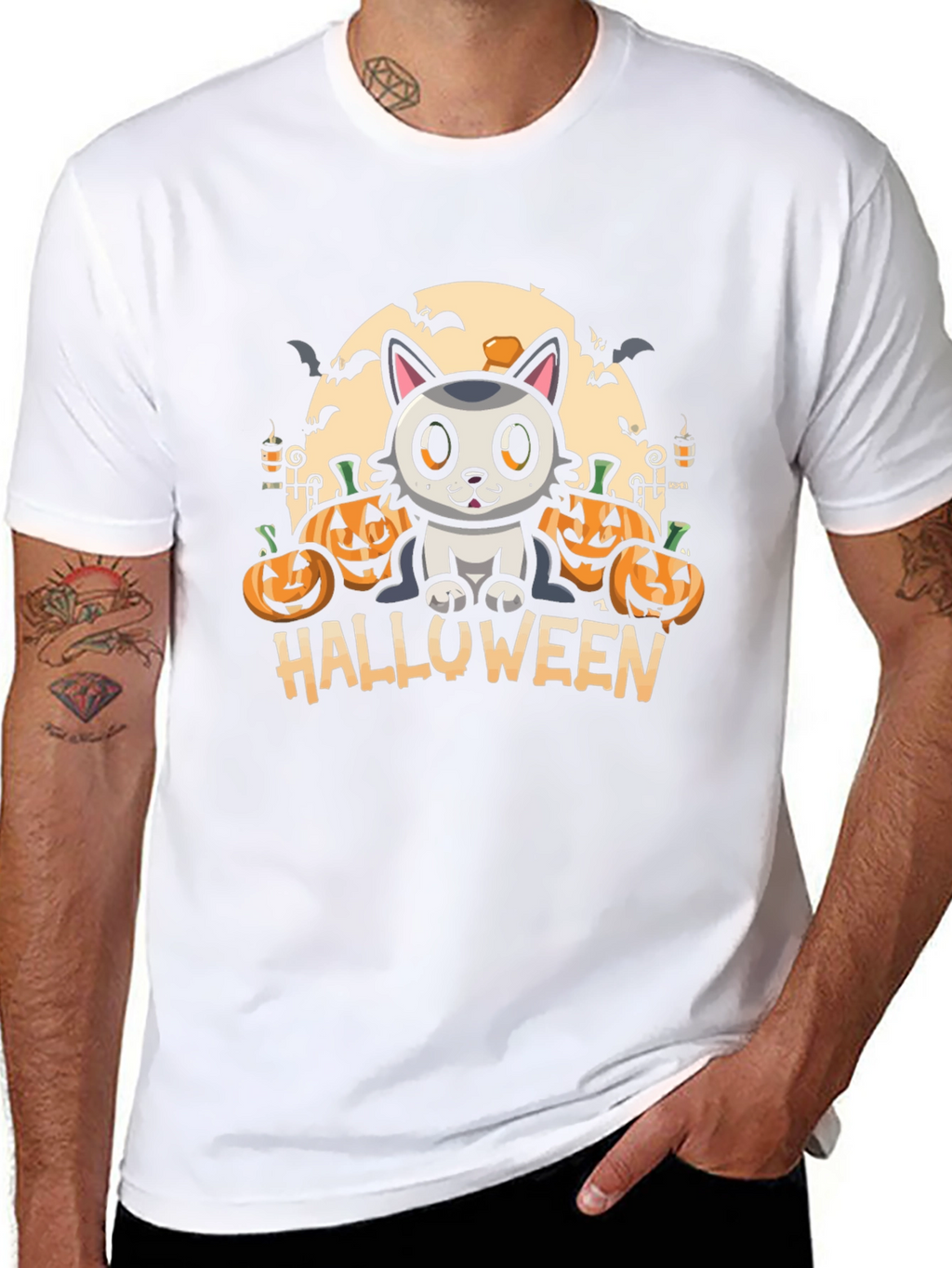 Halloween Cat T-Shirt