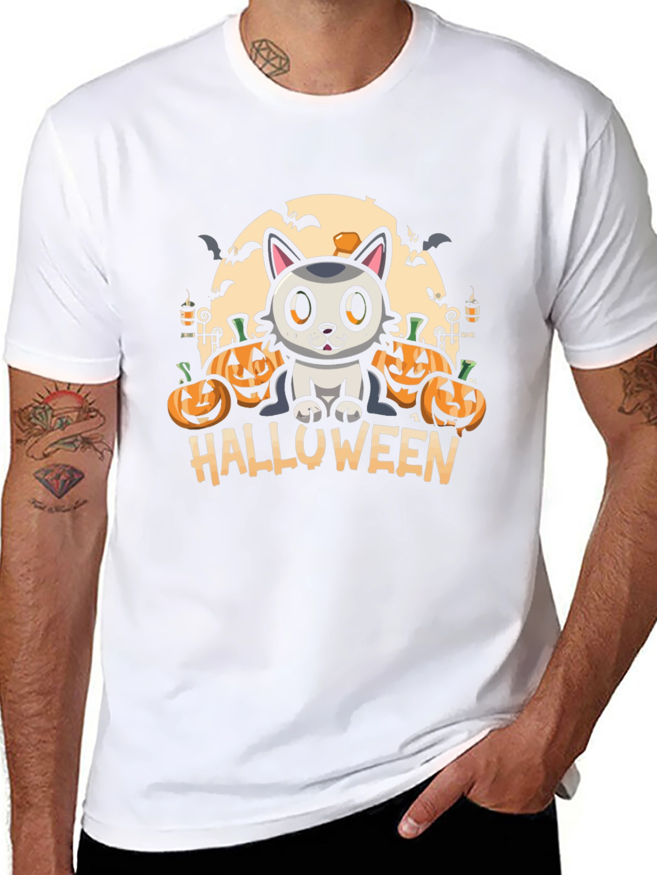 Halloween Cat T-Shirt