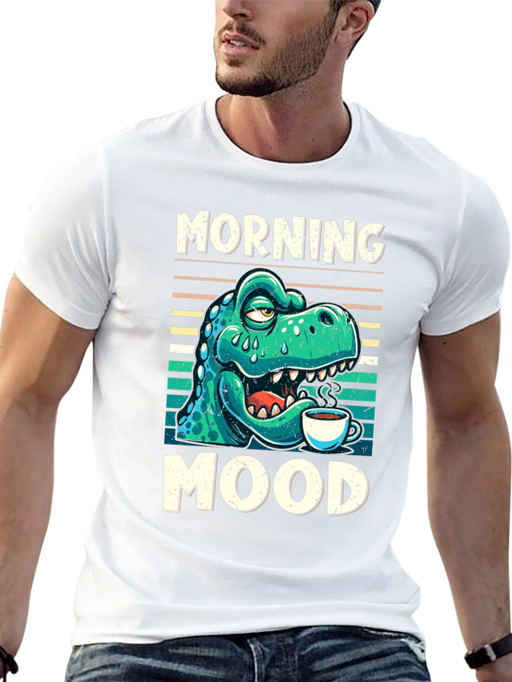 Morning Mood Dinosaur T-Shirt