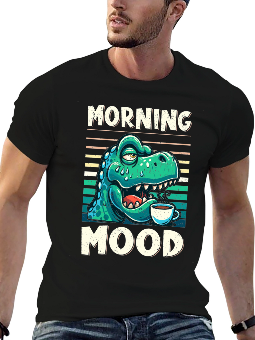 Morning Mood Dinosaur T-Shirt