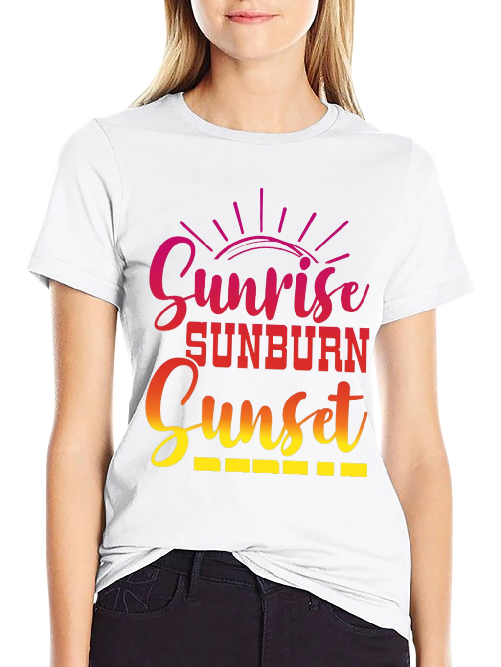 Sunrise Sunburn Sunset Graphic Tee
