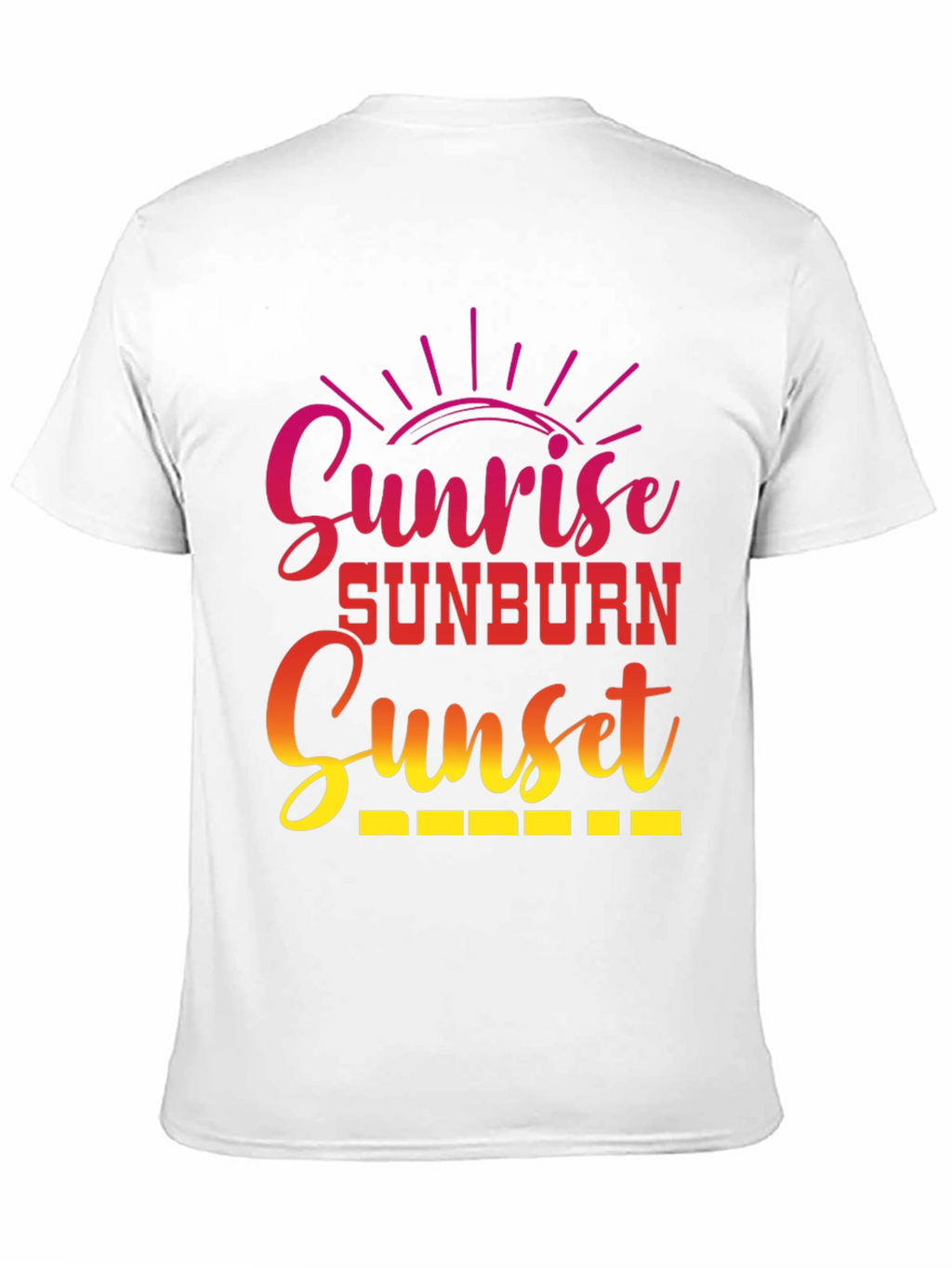 Sunrise Sunburn Sunset Graphic Tee