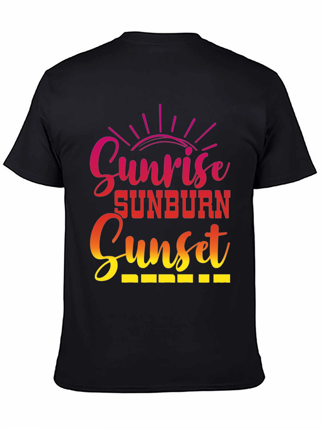 Sunrise Sunburn Sunset Graphic Tee