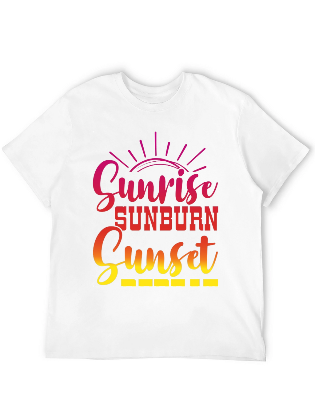 Sunrise Sunburn Sunset Graphic Tee