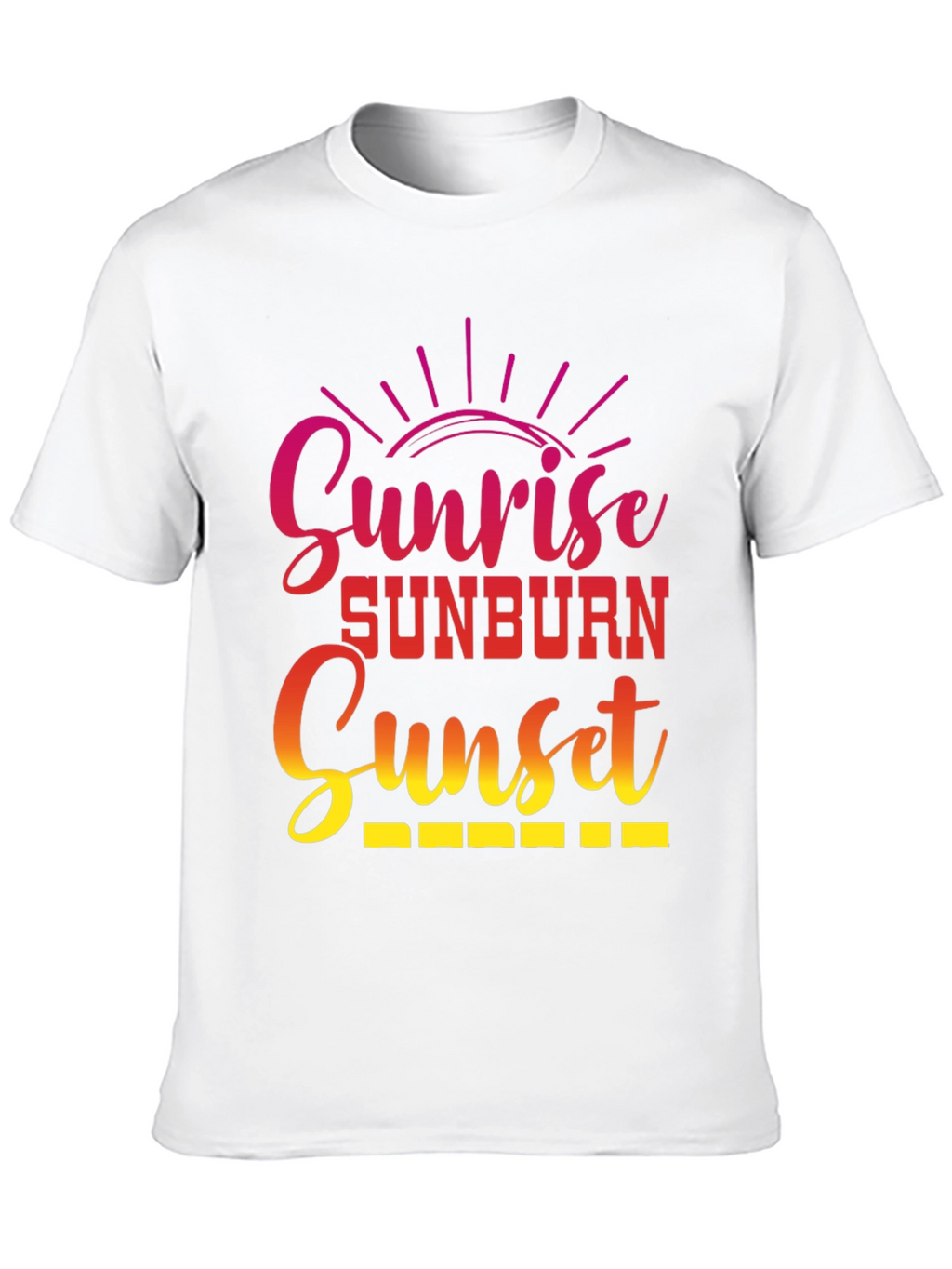 Sunrise Sunburn Sunset Graphic Tee