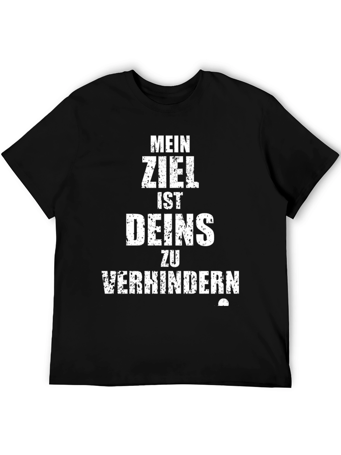 Mens Black T-Shirt - Funny German Saying