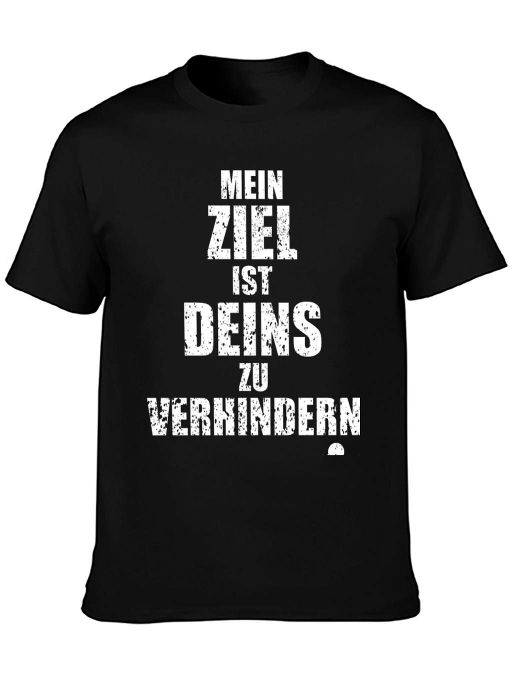Mens Black T-Shirt - Funny German Saying