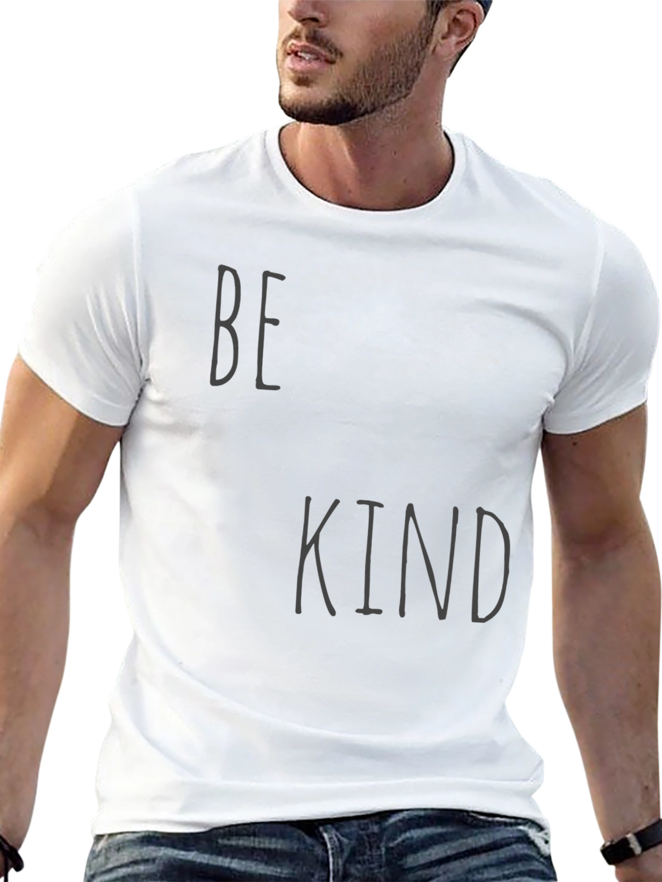 Be Kind Black Graphic T-Shirt