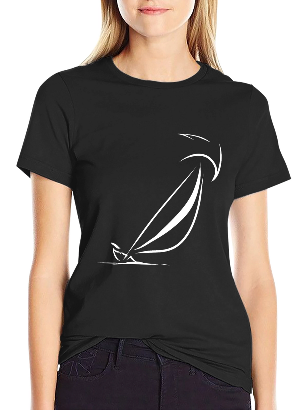 Sailing Graphic Tee - Modern Minimalist Design