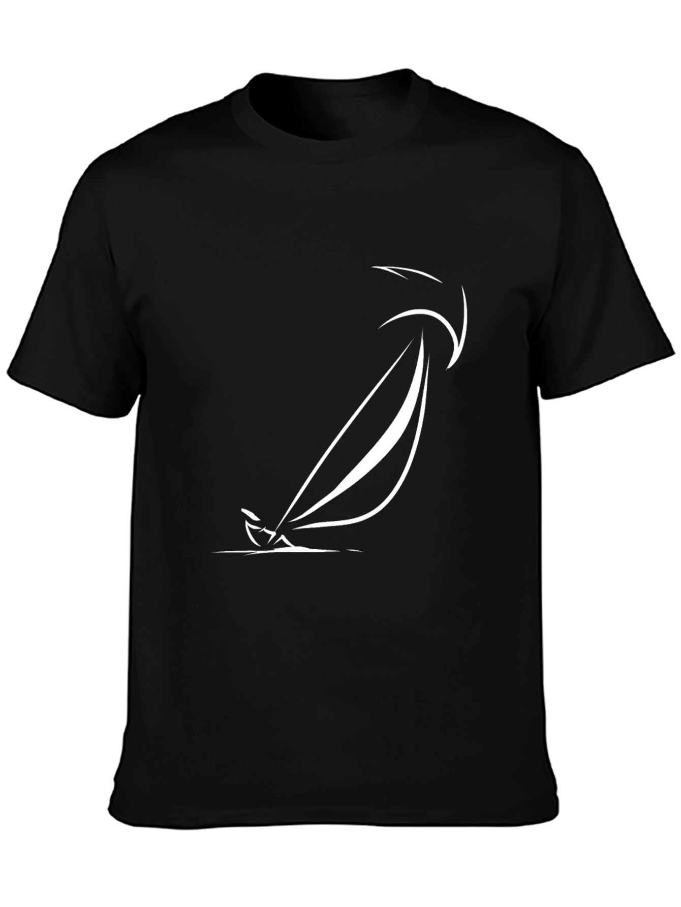 Sailing Graphic Tee - Modern Minimalist Design